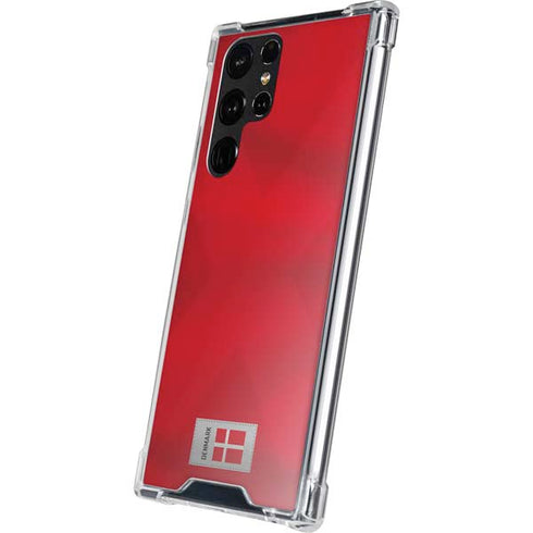 Denmark Soccer Flag Galaxy S23 Ultra Clear Case